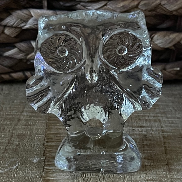 Summa Gallery Crystal Glass Wise Hoot OWL Figurine - Picture 2 of 12